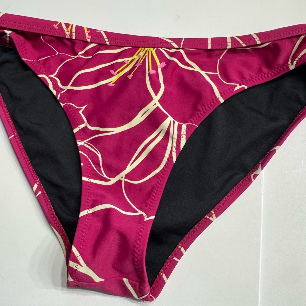 Cupshe Two Piece Pink Floral Halter Bikini Set Size Medium M - Picture 2 of 6